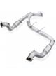 Stainless Works Down Pipe Catted 3 in Diameter Stainless Natural 3