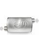 Stainless Works Muffler 2-1/2 in Center Inlet 2-1/2 in Offset Outl
