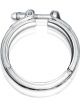 Stainless Works Exhaust Clamp V Bolt Clamp 3-1/2 in Tube Stainless Nat