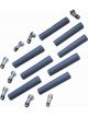 Taylor/Vertex Boot / Terminal Kit Spark Plug 8 mm Blue Straight Set of 8