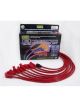 Taylor/Vertex Spark Plug Wire Set Spiro-Pro Spiral Core 8 mm Red 135 De