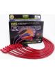 Taylor/Vertex Spark Plug Wire Set Spiro-Pro Spiral Core 8 mm Red Straig