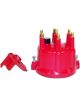 Taylor/Vertex Cap and Rotor Kit Cap / Rotor Red HEI Style Terminal For