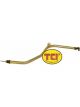 TCI Transmission Dipstick Locking OEM Length Steel Cadmium 4L80E / 4L8