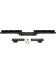 TCI Transmission Crossmember Bolt-On Steel Black Powder Coat GM A-Body