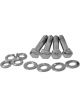 Tuff-Stuff Water Pump Bolt Kit Hex Head Steel Chrome Long Water Pump Ch