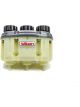 Tilton Master Cylinder Reservoir 3-Chamber 6.3 / 9.8 / 4.0 oz 6 in Tal