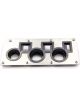 Tilton Pedal Assembly Plate Firewall Mount 3 Pedal Mount Aluminum