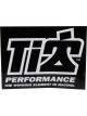 Ti22 Performance Logo Sticker - Ti22 Logo - 4 x 8 in - Black - Each (51)
