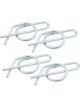 Ti22 Performance Jacobs Ladder Pin Clip Steel Zinc Oxide 3/8 in Diame
