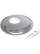 Trans-Dapt Air Cleaner Base 14 in Round 5-1/8 in Carb Flange Offset Flat