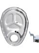 Trans-Dapt Timing Cover 1 Piece Timing Tab Included Steel Chrome Small B