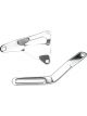 Trans-Dapt Performance Alternator Bracket Set For Ford 289, 302, 351W Chrome