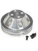 Trans-Dapt Water Pump Pulley V-Belt 2 Groove 6.625 in Diameter Aluminum