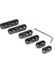 Trans-Dapt Spark Plug Wire Loom Pro Style 7-8.5 mm Clamp Style Nylon Bla