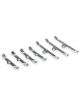 Trans-Dapt Valve Cover Hold Down Tabs Steel Chrome Big Block Chevy Set o