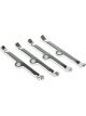 Trans-Dapt Valve Cover Hold Down Tabs Steel Chrome Pontiac V8 Set of 4