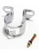 Trans-Dapt Ignition Coil Bracket Canister Style Steel Chrome Universal