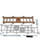 Trick Flow Intake Plenum Spacer EFI Heat 1 in Tall Gaskets / Har
