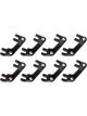 Trick Flow Pushrod Guide Plate 3/8 in Pushrod Flat Steel Black O