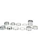 Triple X Race Components Axle Spacer Kit 6 Standard 5 Tapered Var