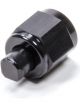 Triple X Race Components Fitting Cap 4 AN Aluminum Black Anodize