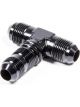 Triple X Race Components Fitting Bulkhead Tee 8 AN Male x 8 AN Ma