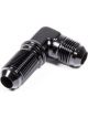 Triple X Race Components Fitting Bulkhead 90 Degree 8 AN Male to