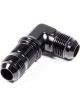 Triple X Race Components Fitting Bulkhead 90 Degree 10 AN Male to