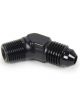 Triple X Race Components Fitting Adapter 45 Degree 4 AN Male to 1