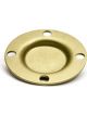 U-B Machine Wheel Hub Dust Cap Aluminum Gold Anodize Wide 5 Hubs