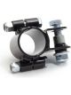 U-B Machine Shock Mount Clamp-On Steel Black Powder Coat 1-3/4 in OD