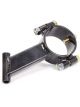U-B Machine Shock Mount Clamp-On Lower 5 in Long Steel Black Powder C