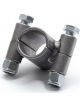 U-B Machine Tube Clamp 2-Bolt 1 in ID 2 in Wide Steel Natural