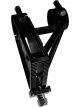 U-B Machine Panhard Bar Bracket Axle Mount Clamp-On Steel Black Powde