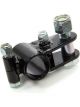 U-B Machine Panhard Bar Bracket Frame Mount Clamp-On Steel Black Powd