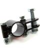 U-B Machine Panhard Bar Bracket Frame Mount Clamp-On Steel Black Powd