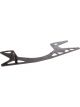 U-B Machine Motor Plate Mid 2-5/8 in Offset Narrow Aluminum Black P