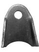 U-B Machine Chassis Tab Gusseted 3/8 in Mounting Hole 1/8 in Thick St