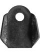 U-B Machine Body Mounting Tabs Gusseted 1/4 in Mounting Hole 5/64 in