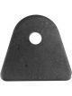 U-B Machine Body Mounting Tabs Gusseted 1/4 in Mounting Hole 1/8 in T