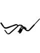 U-B Machine Pedal Assembly Gas Firewall Mount Tubular Steel Black Pow