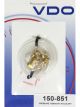 VDO Gauge Tubing - 6 ft - 1/8 in OD - Brass Fittings - Plastic - Kit (150-851)