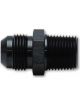Vibrant Performance Fitting Adapter Straight 6 AN Male to 1/2 in NPT Ma…