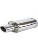Vibrant Performance Muffler Streetpower 2-1/2 in Center Inlet 4-1/2 x 3 …