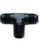 Vibrant Performance Fitting Adapter Tee 1/8 in NPT Male x 3 AN Male x 3…