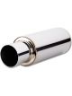 Vibrant Performance Muffler TVP Turbo 2-1/2 in Center Inlet 4 in Round O
