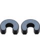 Vibrant Performance Exhaust Hanger Rod Clip Delrin Black 0.500 in Diame