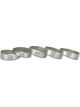 Vibrant Performance Exhaust Pie Cut 3 in OD Titanium Natural Set of 5