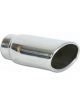 Vibrant Performance Exhaust Tip Weld-On 2-1/2 in Inlet 4-1/2 X 3 in Oval